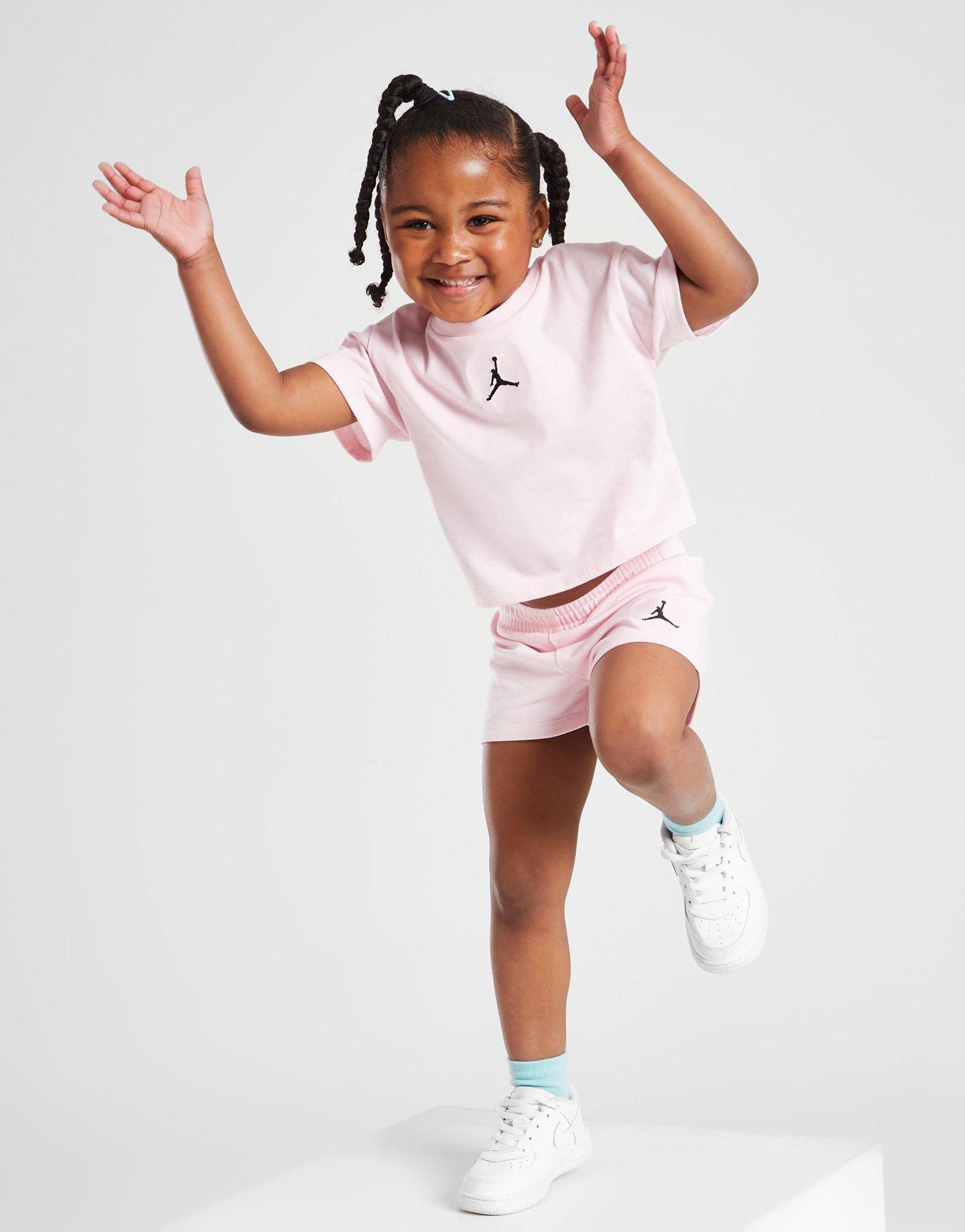 Детски анцуг JORDAN КОМПЛЕКТ ESS T/SHRT ST L'PNK 15A805-A9Y Розов