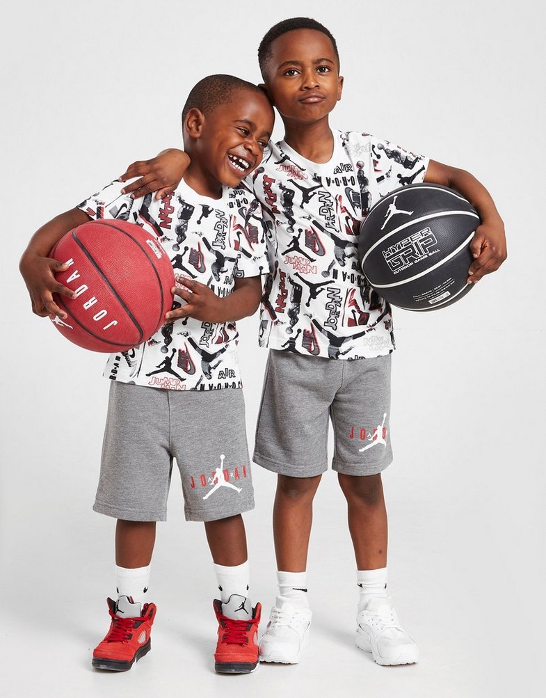 Trening pentru copii JORDAN TRICOU ALL OVER PRINT TRICOU & SHORTS SE 85B503GEH Multicolor