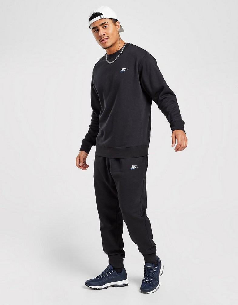 Pánska mikina NIKE SPORTSWEAR CLUB SWEATSHIRT DQ8383-010 Čierna