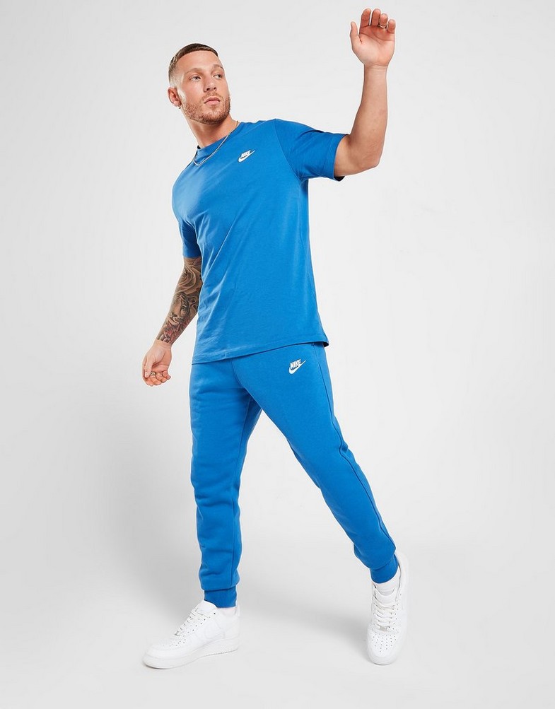 NIKE SPODNIE SPORTSWEAR CLUB FLEECE BV2671-407 Niebieski