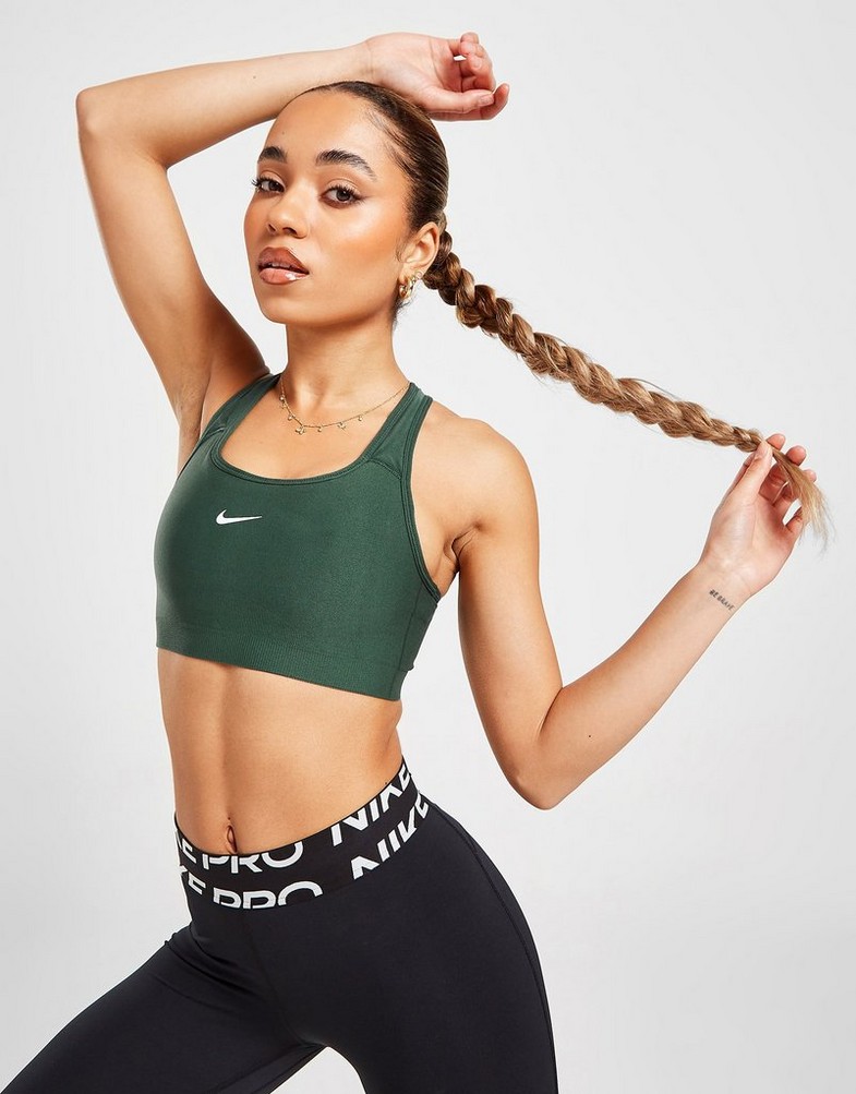 Stanik sportowy damski NIKE BRA . DD3540-397 Khaki
