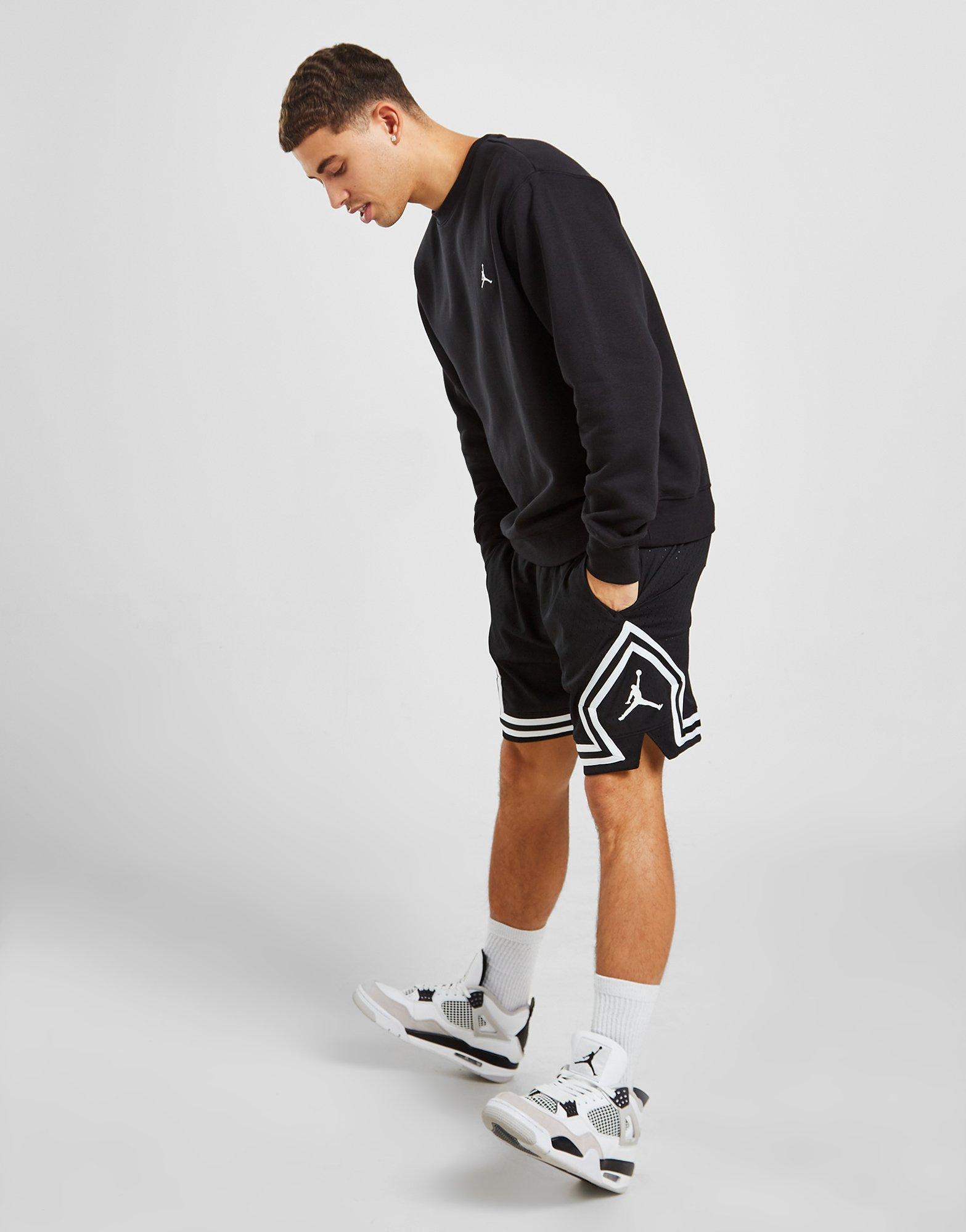 Pantaloni scurți pentru bărbați JORDAN PANTALONI SCURȚI JDAN DIAMOND SHORT BLACK DH9075-010 Negru