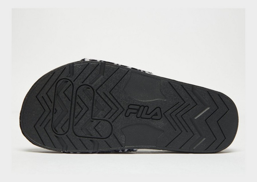 Női papucsok és flip-flopok FILA DRIFTER FLUFF SLIDES  5SM01766021 Fekete