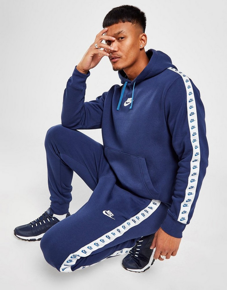 Trening pentru bărbați NIKE SET M NK CLUB FLC GX HD TRK SUIT DM6838-410 Albastru