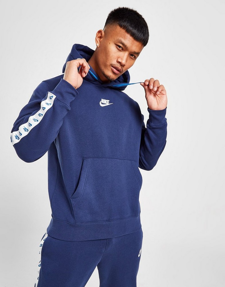 Trening pentru bărbați NIKE SET M NK CLUB FLC GX HD TRK SUIT DM6838-410 Albastru