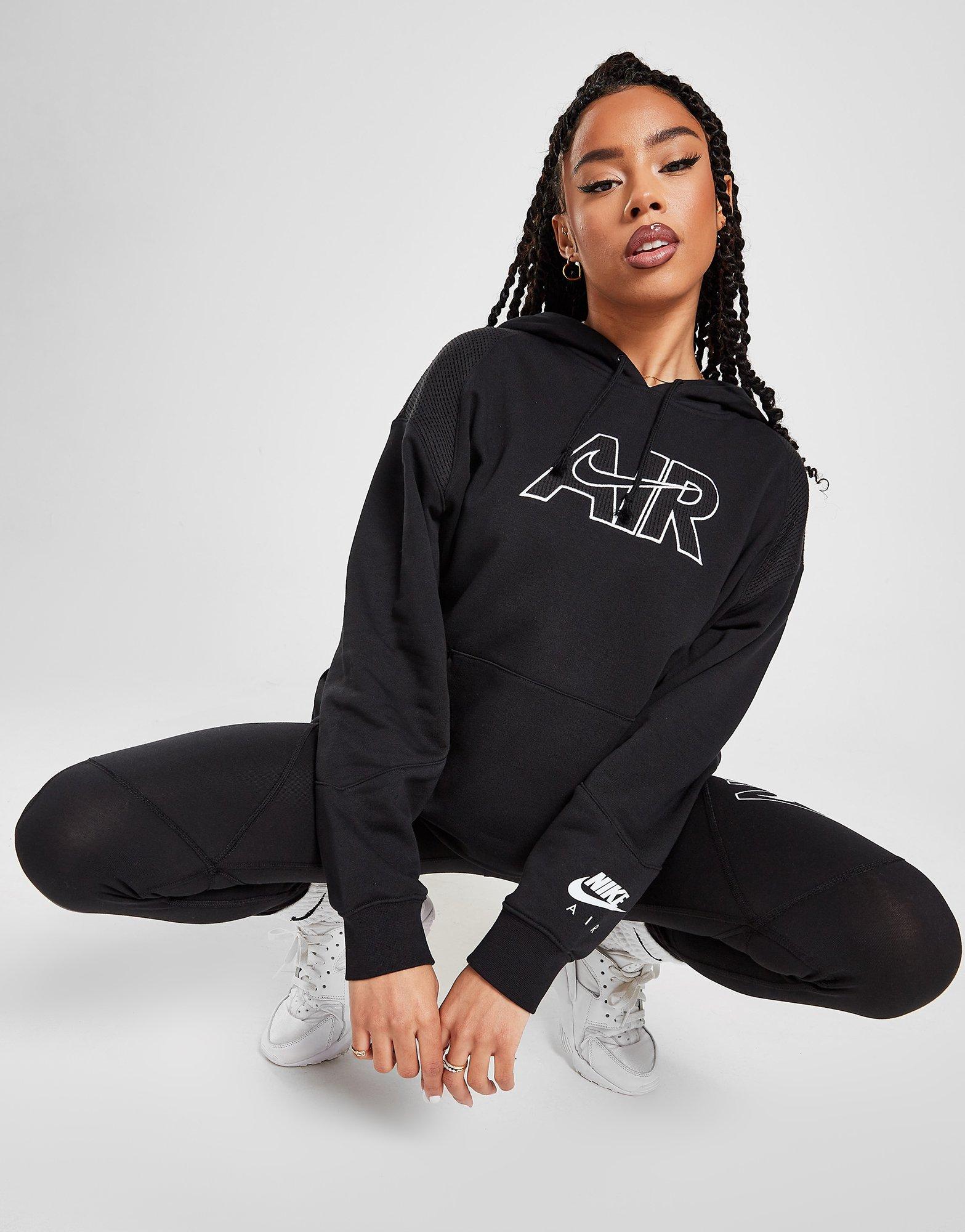 Dámska mikina NIKE MIKINA S KAPUCŇOU AIR OVERHEAD HOODIE DM6059-010 Čierna