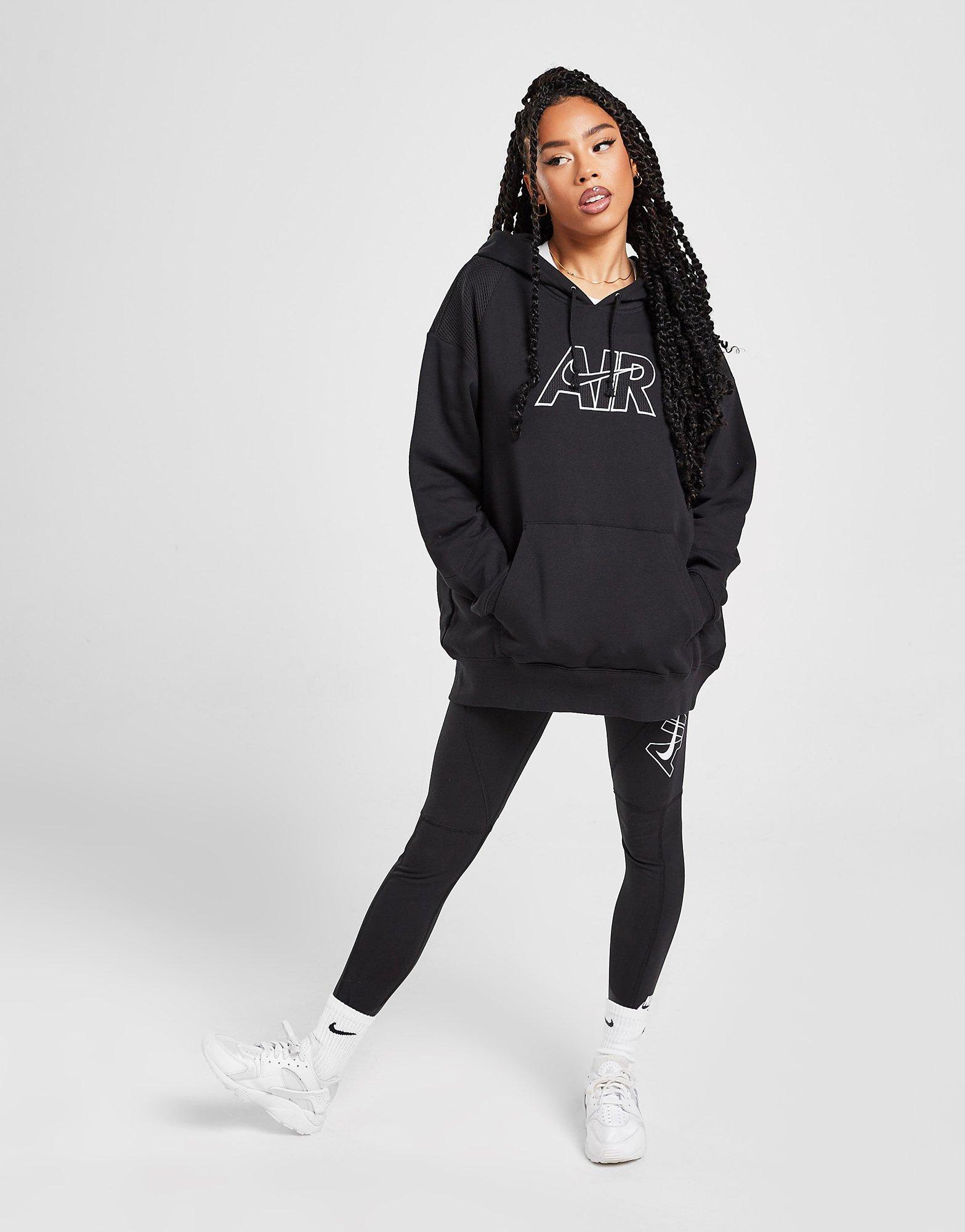 Dámska mikina NIKE MIKINA S KAPUCŇOU AIR OVERHEAD HOODIE DM6059-010 Čierna