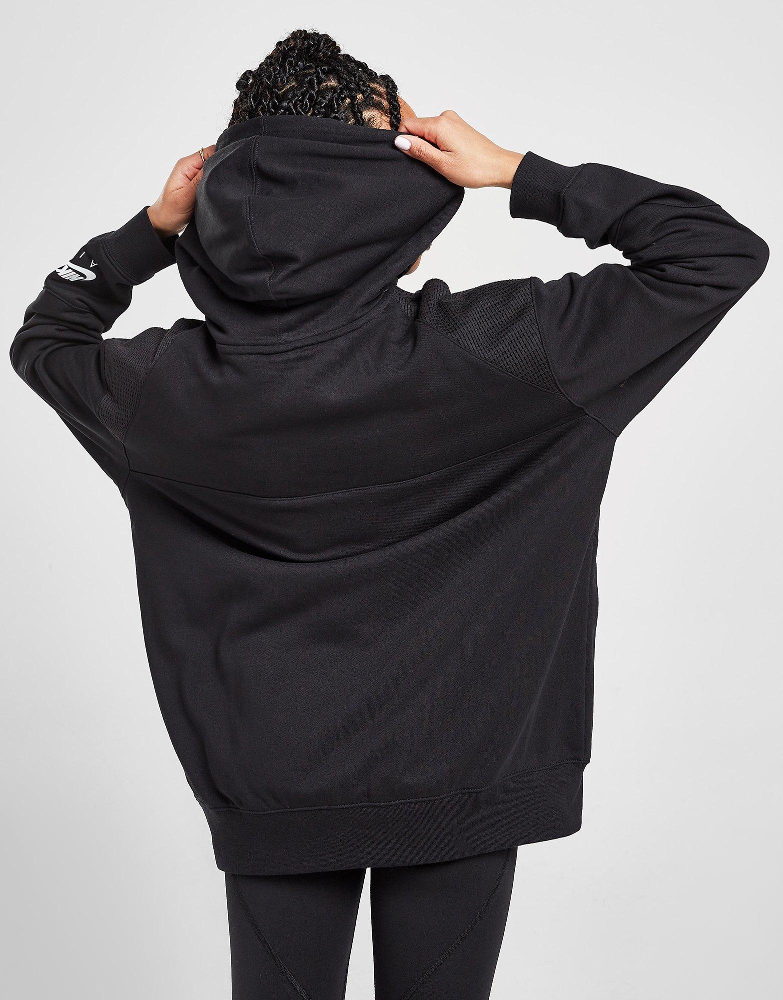 Dámska mikina NIKE MIKINA S KAPUCŇOU AIR OVERHEAD HOODIE DM6059-010 Čierna