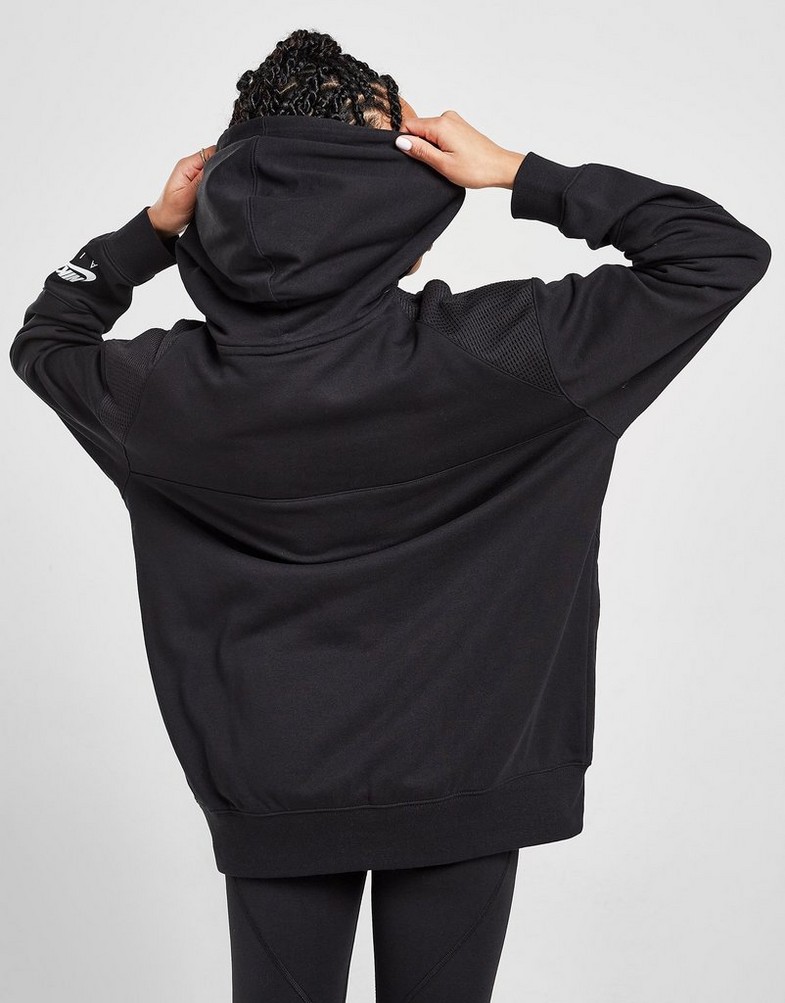 Dámska mikina NIKE MIKINA S KAPUCŇOU AIR OVERHEAD HOODIE DM6059-010 Čierna