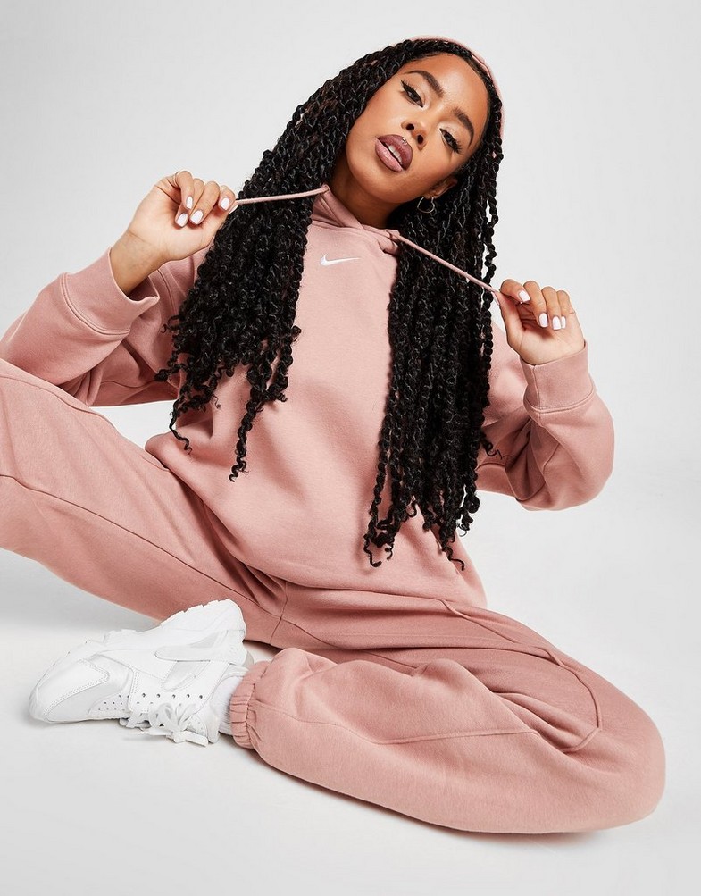 Bluza damska NIKE BLUZA Z KAPTUREM SPORTSWEAR OVERSIZED DQ5097-609 Różowy