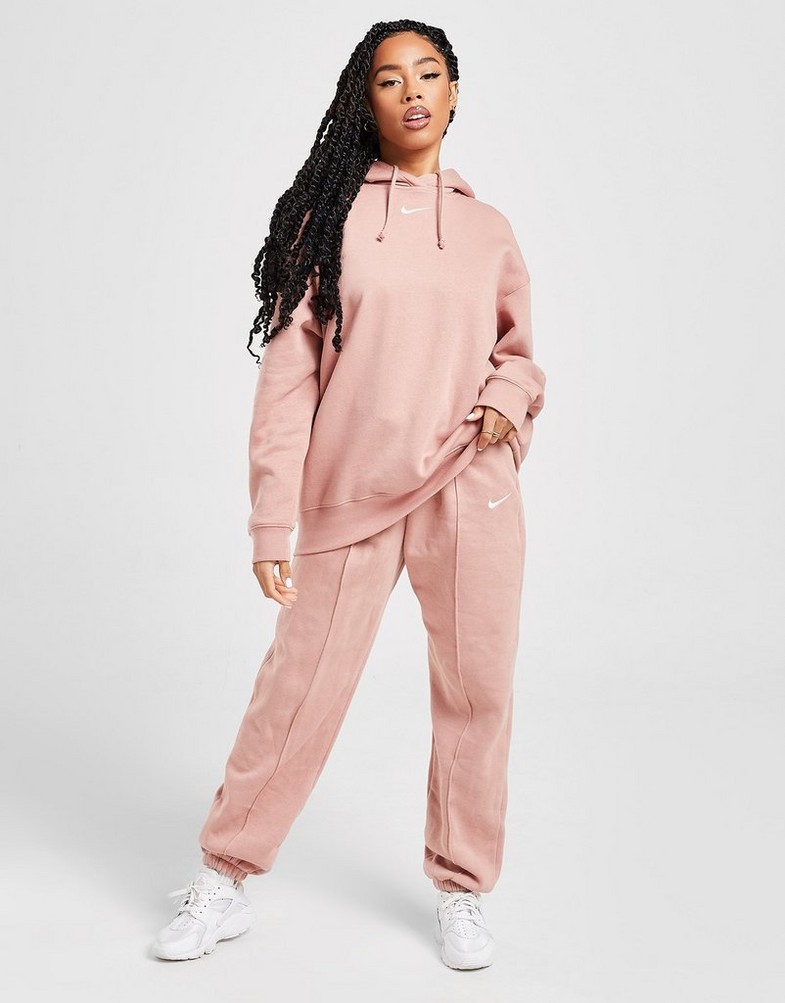 Bluza damska NIKE BLUZA Z KAPTUREM SPORTSWEAR OVERSIZED DQ5097-609 Różowy