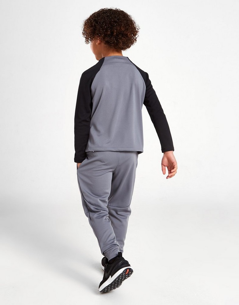 Detská tepláková súprava NIKE ACADEMY FULL ZIP TRACKSUIT CHILDREN  4J3363-084 Sivá