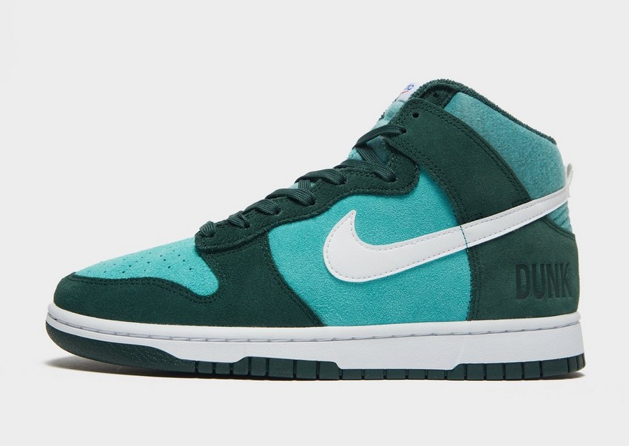 Buty sneakersy męskie NIKE DUNK HIGH ATHLETIC CLUB DJ6152-300 Niebieski