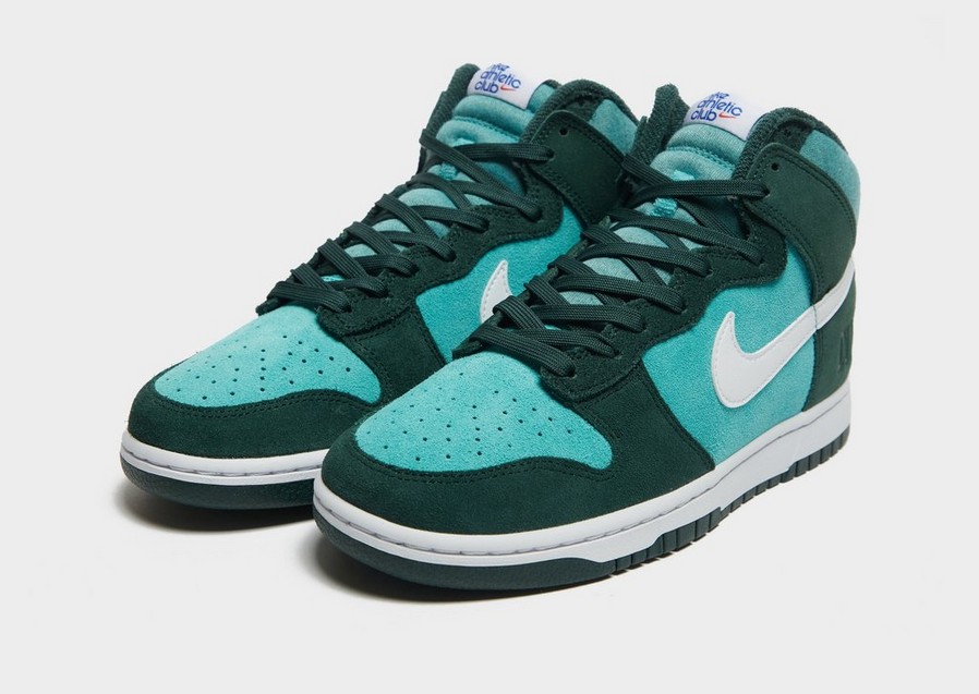Buty sneakersy męskie NIKE DUNK HIGH ATHLETIC CLUB DJ6152-300 Niebieski
