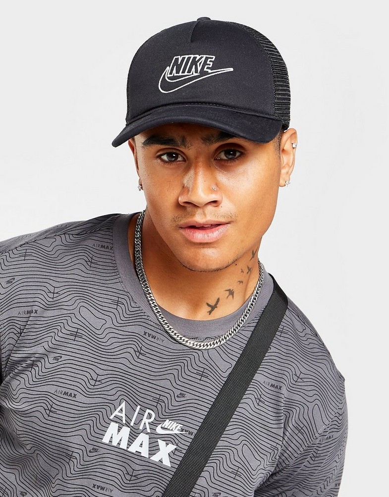 Czapka z daszkiem damska NIKE FUTURA TRUCKER BLK DC3984-010 Czarny