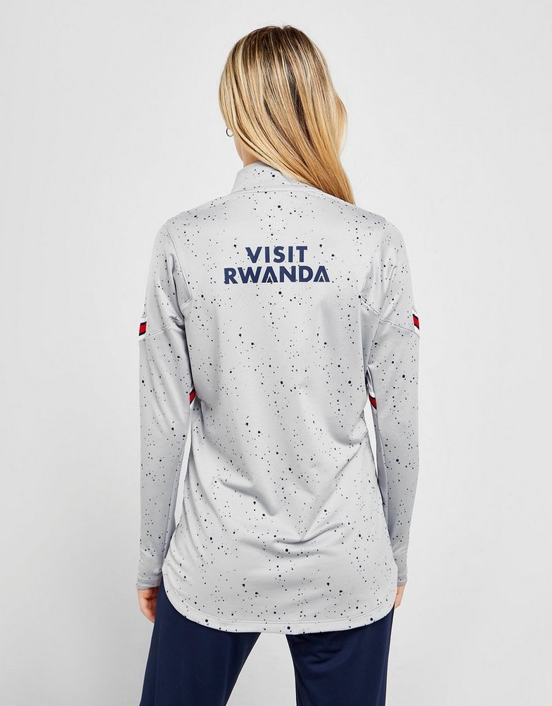 Komplet dresowy męski NIKE DRES PARIS SAINT GERMAIN STRIKE DRILL TOP DH7732-013 Szary