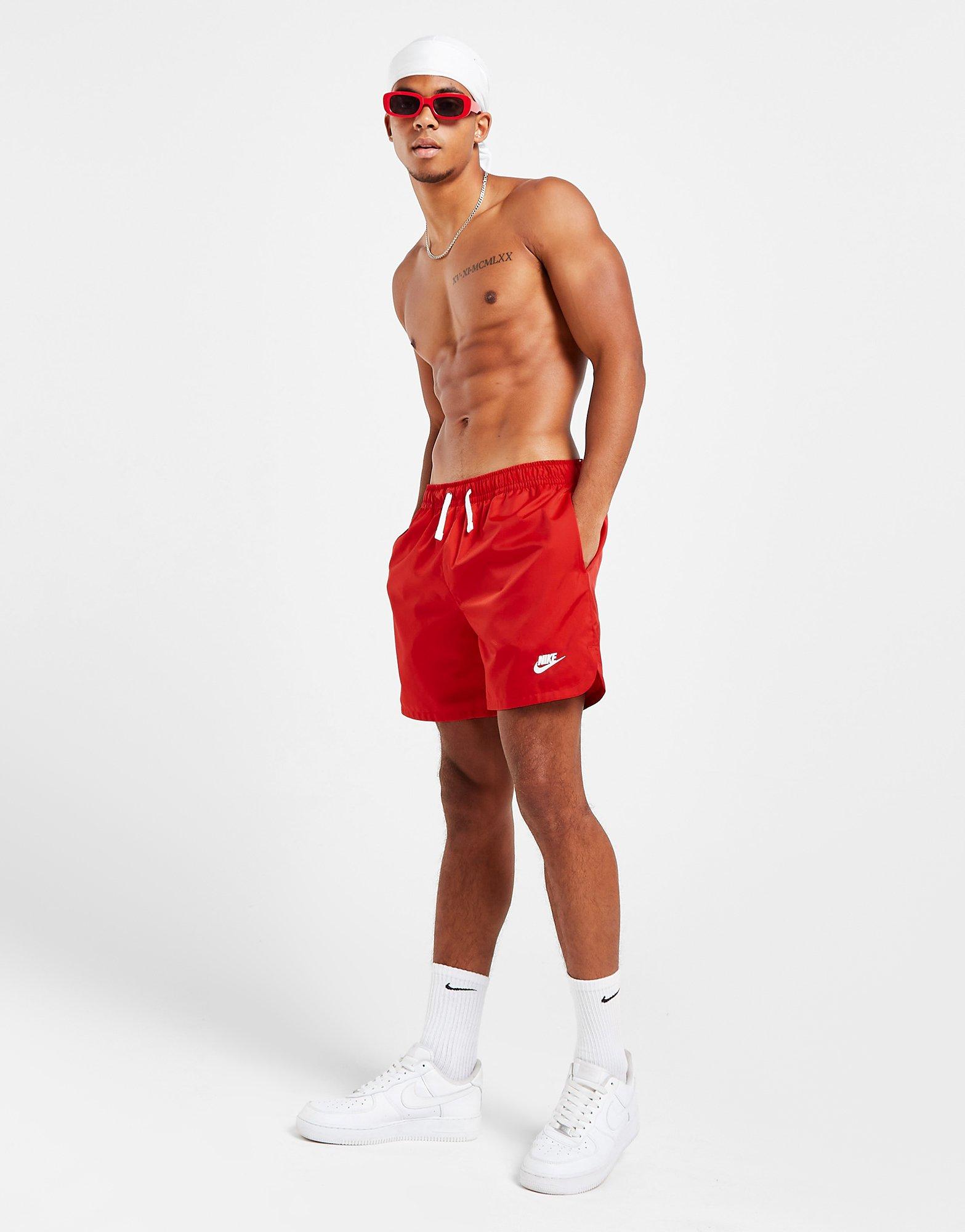Férfi rövidnadrág NIKE RÖVIDNADRÁG FLOW SHORT RED DM6829-657 Piros