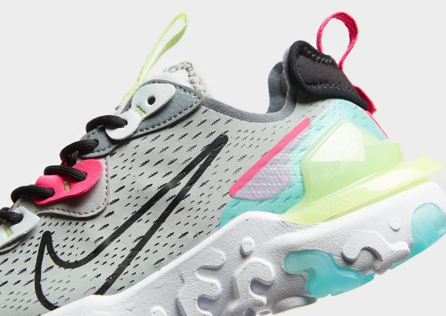 Buty sneakersy damskie NIKE REACT VISION CI7523-009 Szary
