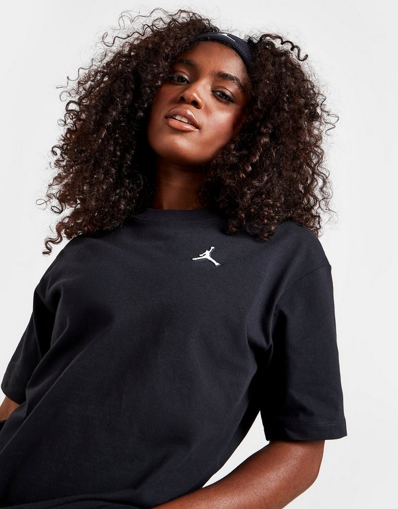 Koszulka, t-shirt damski JORDAN T-SHIRT ESSENTIAL TEE DM5029-010 Czarny