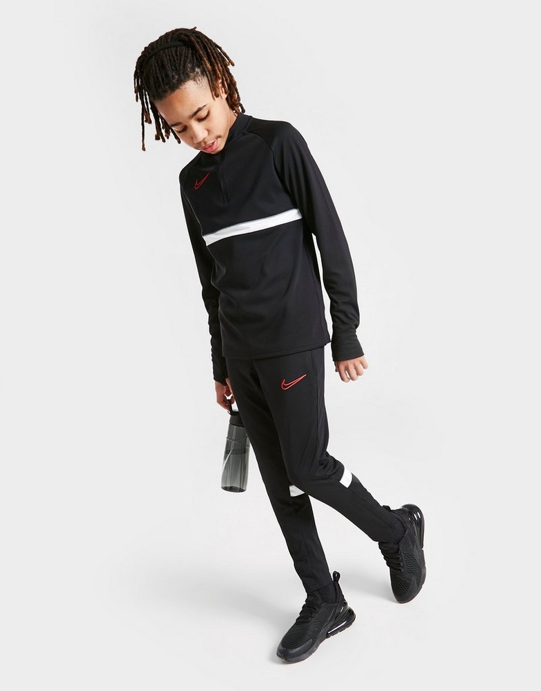 NIKE DRI FIT ACADEMY TRACK PANTS JUNIOR BOY CW6124-020 Czarny