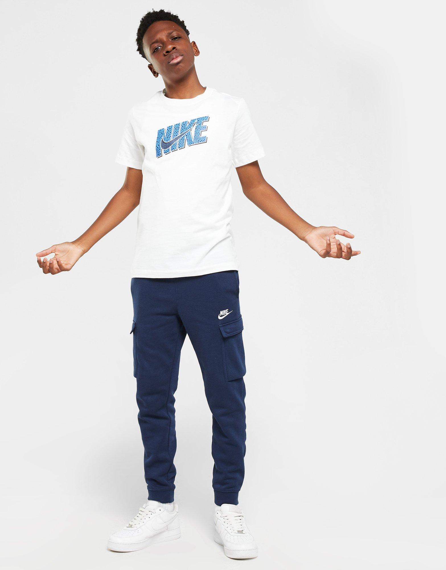 Детска тениска NIKE ТЕНИСКА U NSW TEE CORE BRANDMARK 4 BOY DO1825-100 Бял