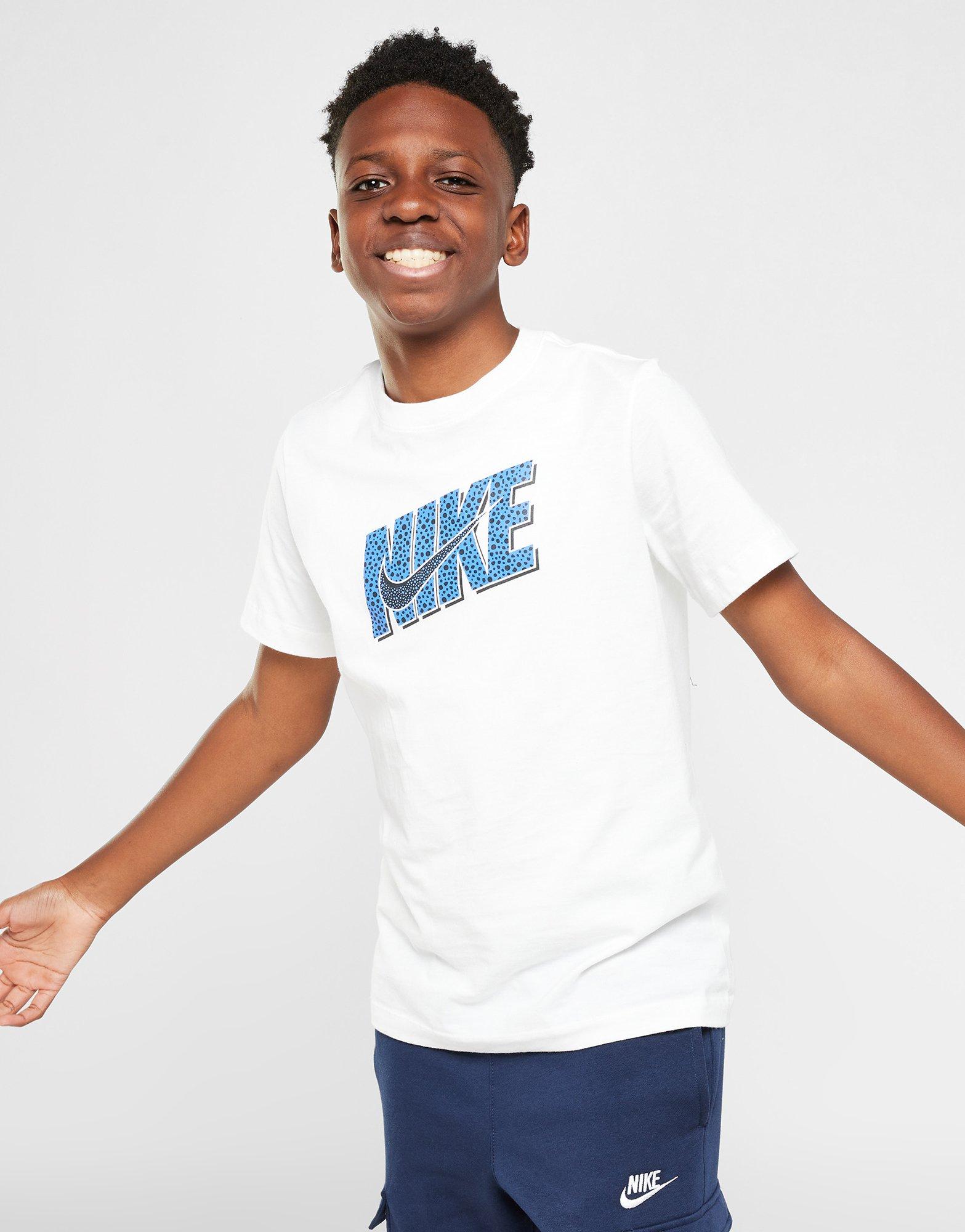 Детска тениска NIKE ТЕНИСКА U NSW TEE CORE BRANDMARK 4 BOY DO1825-100 Бял