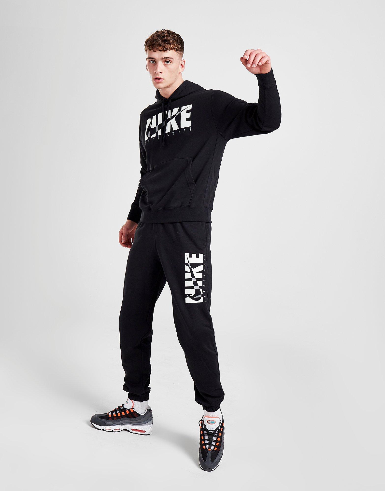 Bluză pentru bărbați NIKE CLUB SPORTSWEAR HOODIE DD5242010H Negru