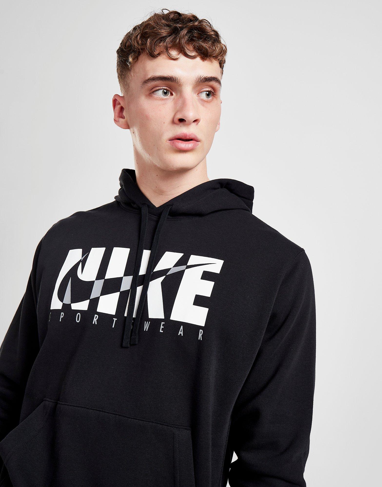 Bluză pentru bărbați NIKE CLUB SPORTSWEAR HOODIE DD5242010H Negru