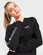 EMPORIO ARMANI Z KAPTUREM SLEVE LOGO CREW SWEATSHIRT