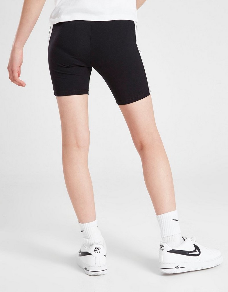 Vaikiški šortai JORDAN ŠORTAI GIRLS' FITNESS TAPE GRAPHIC CYCLE S 45B495023 Juoda