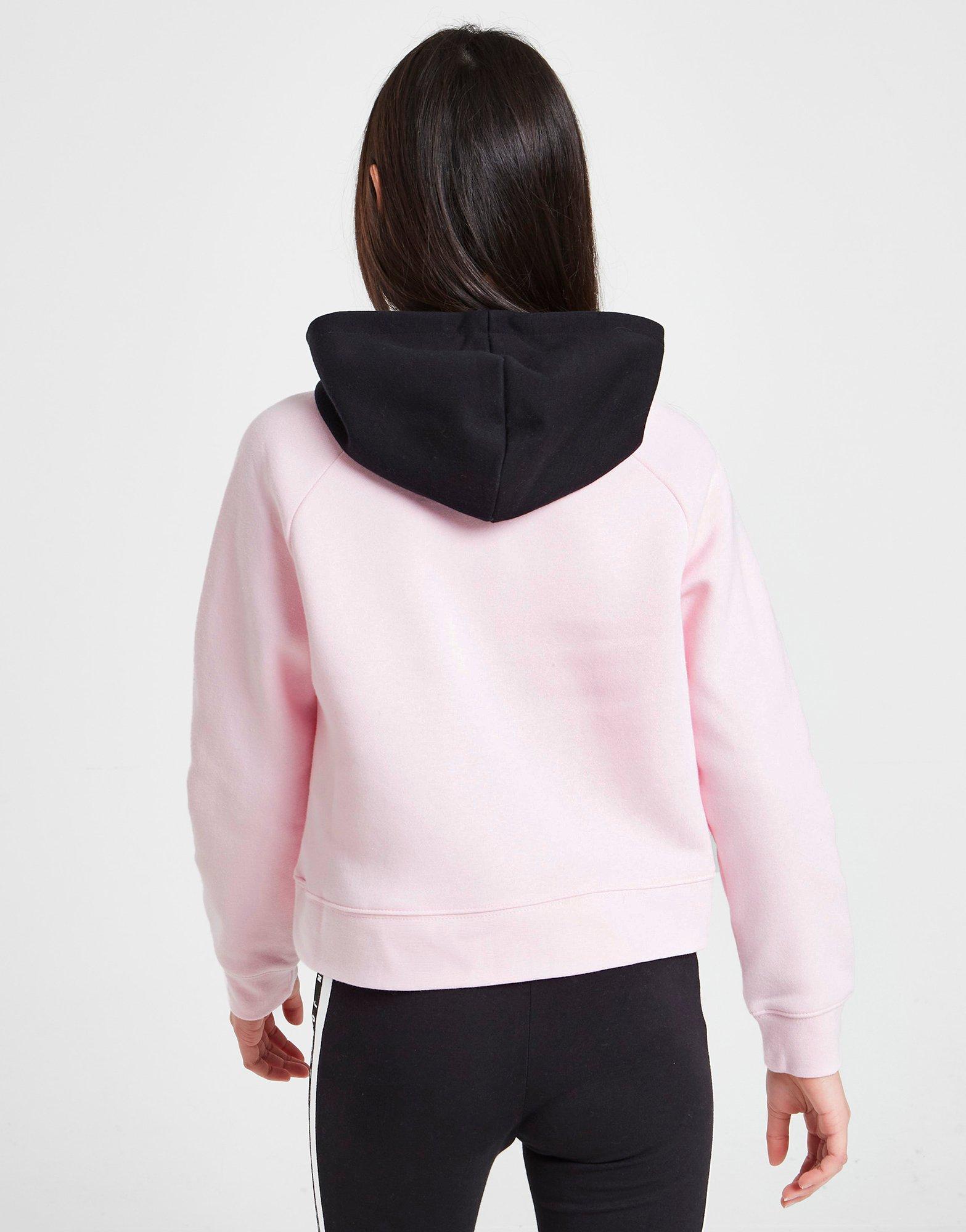 Detská mikina JORDAN GIRLS' TAPE OVERHEAD HOODIE JUNIOR  45B496A9Y Ružová