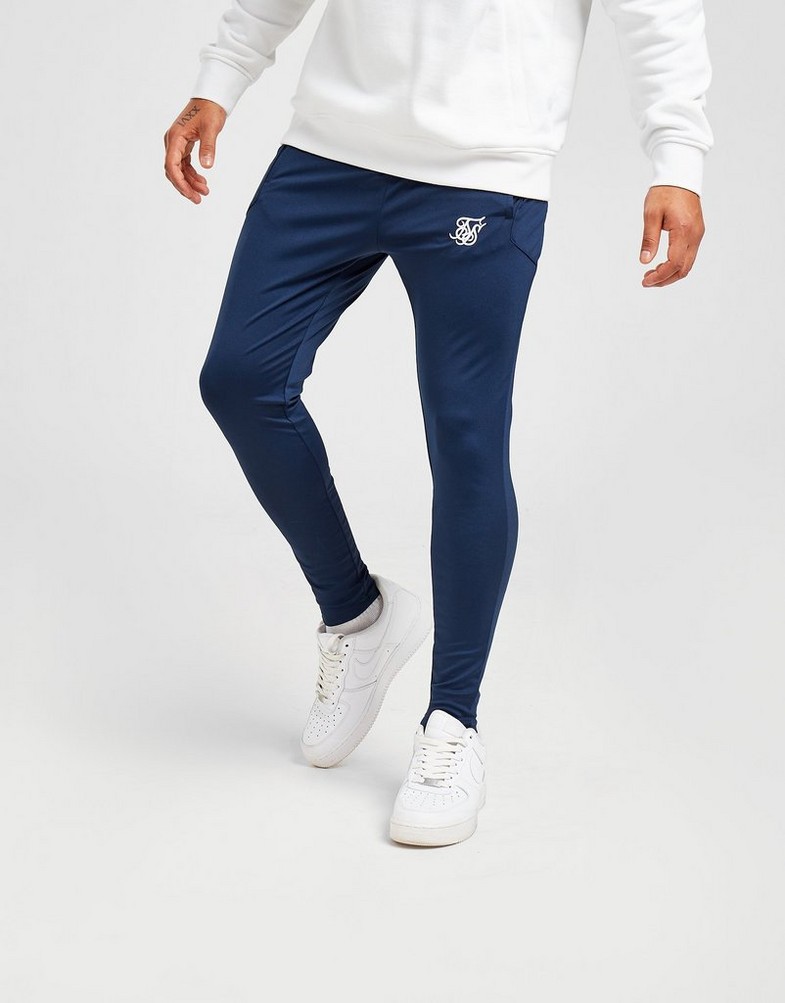 SIKSILK TRENINGOWE AGILITY TRACK PANTS SS16485 Niebieski