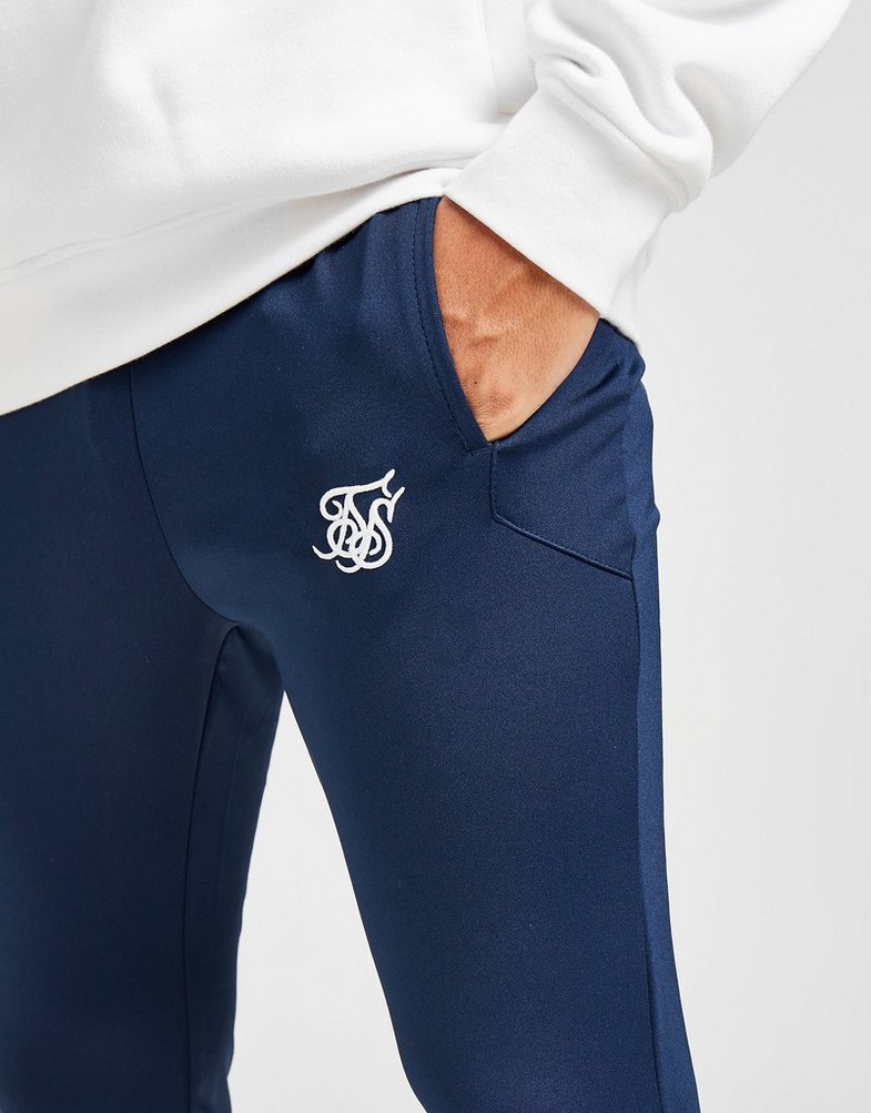 SIKSILK TRENINGOWE AGILITY TRACK PANTS SS16485 Niebieski