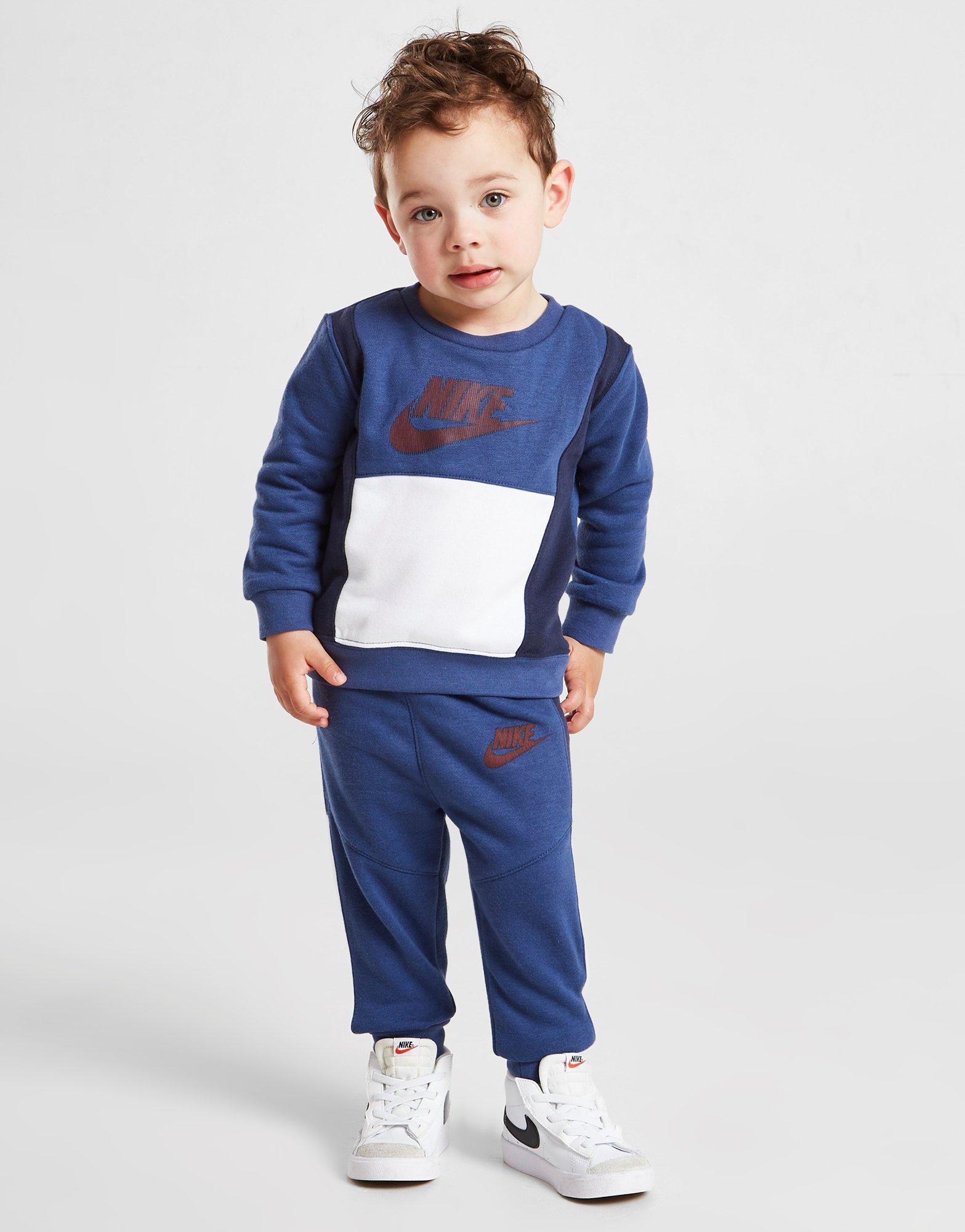 Детски анцуг NIKE  HYBRID CREW TRACKSUIT INFANT 56J451C54 Тъмносин