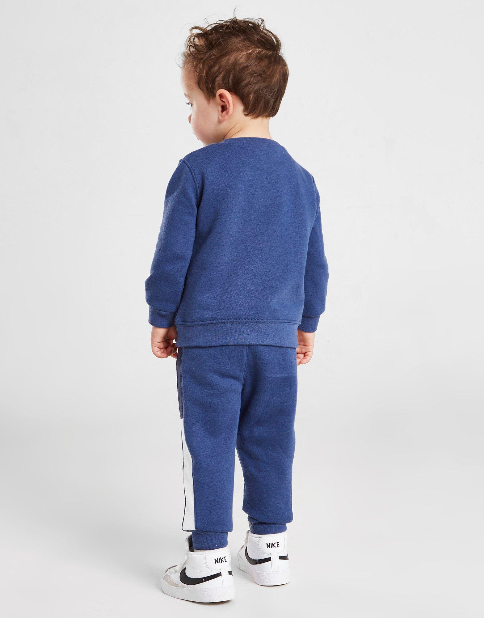 Детски анцуг NIKE  HYBRID CREW TRACKSUIT INFANT 56J451C54 Тъмносин