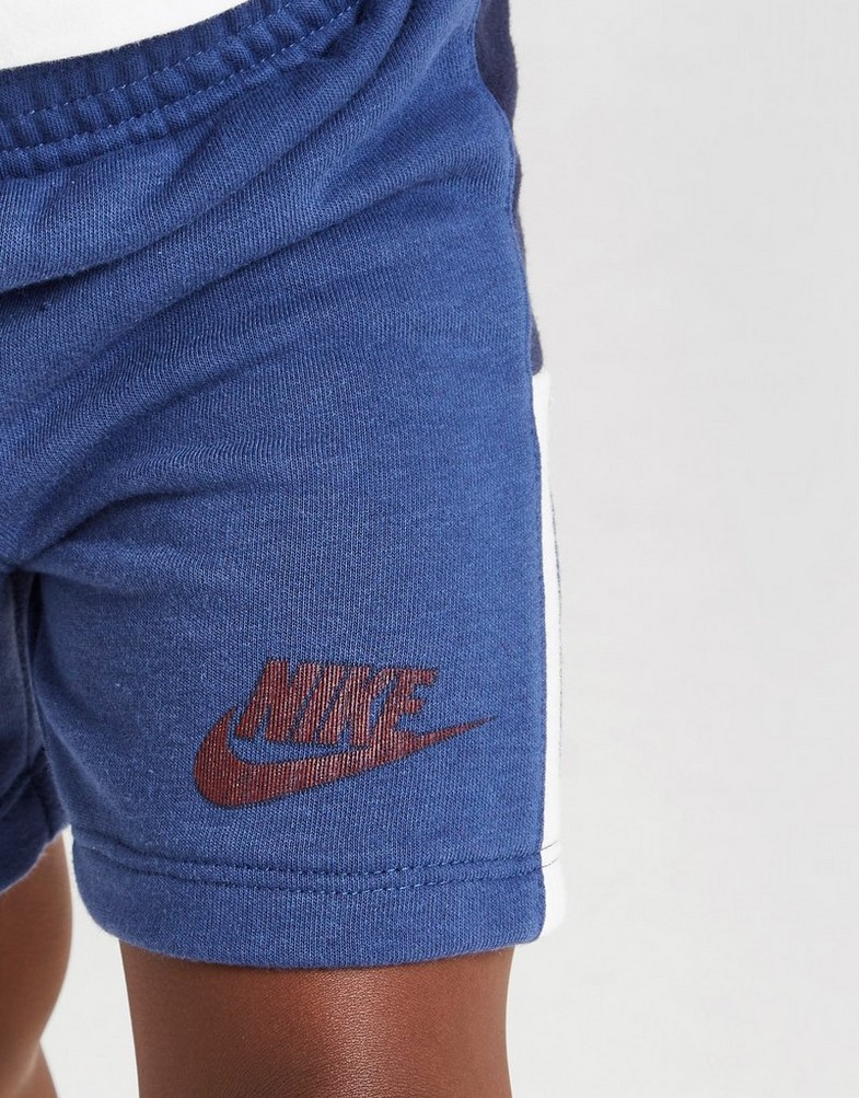 Detská tepláková súprava NIKE  HYBRID TRIČKO/SHORTS SET INFANT 56J452C54 Tmavomodrá