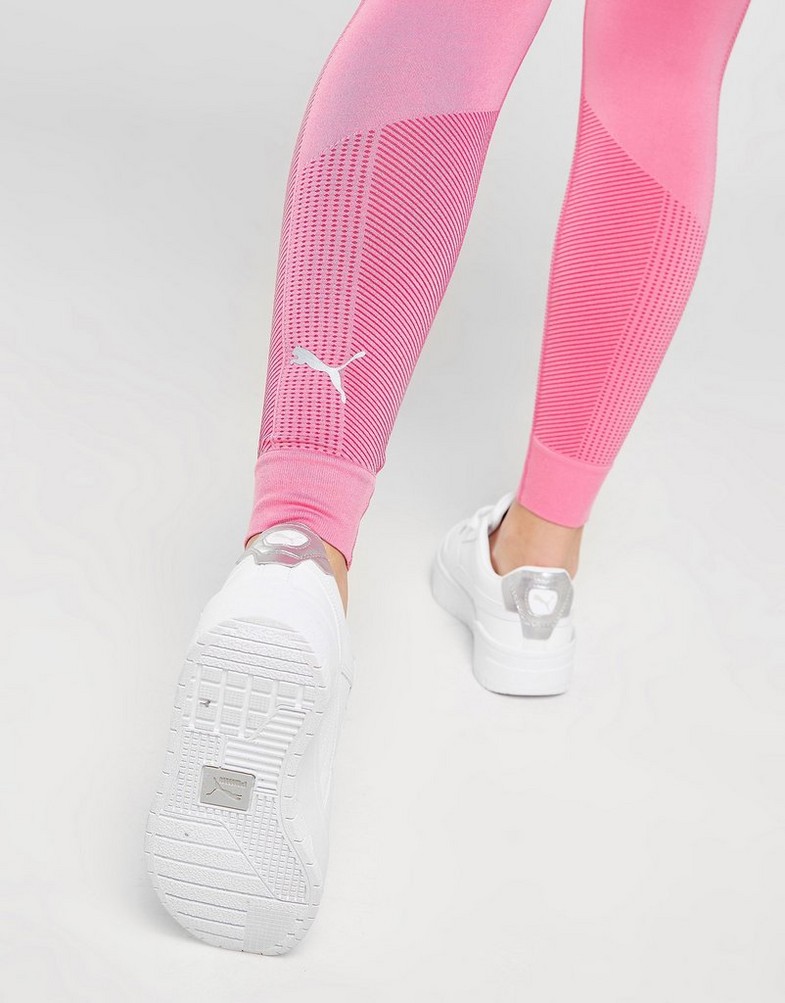 Legginsy damskie PUMA LEGGINGS EVOKNIT TIGHTS 84593323 Różowy