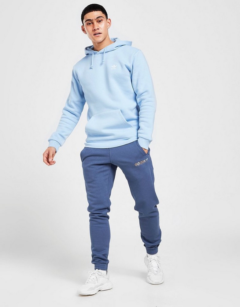 Bluza męska ADIDAS TREFOIL ESSENTIAL HOODIE HN8799 Niebieski