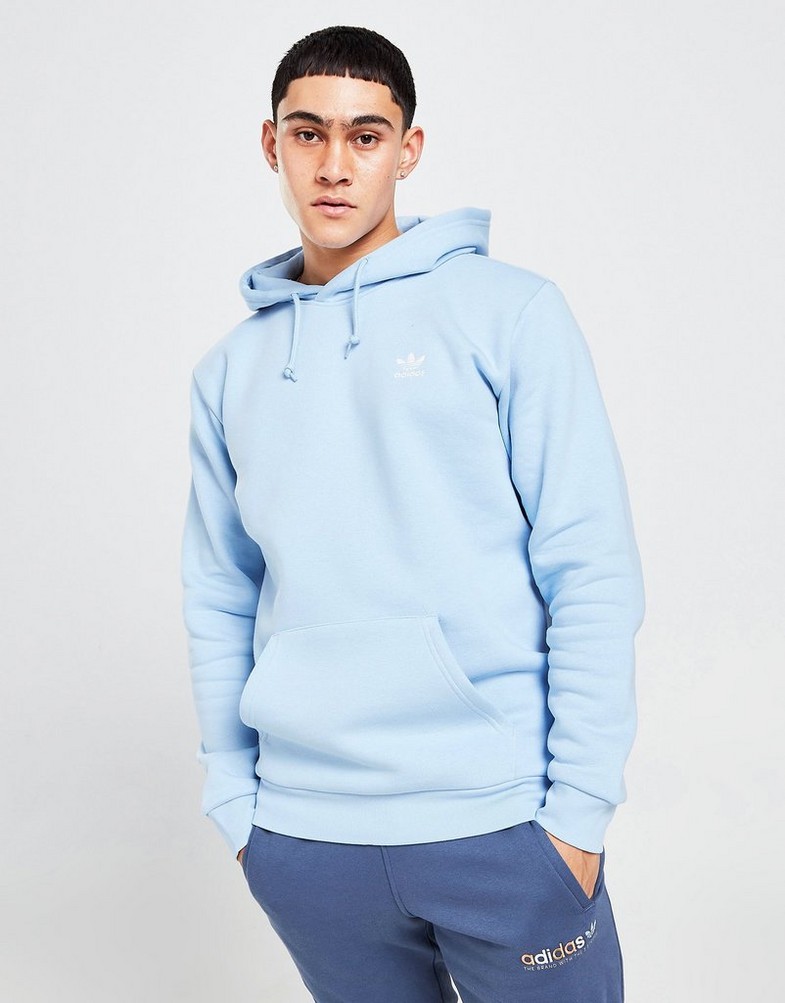 Bluza męska ADIDAS TREFOIL ESSENTIAL HOODIE HN8799 Niebieski