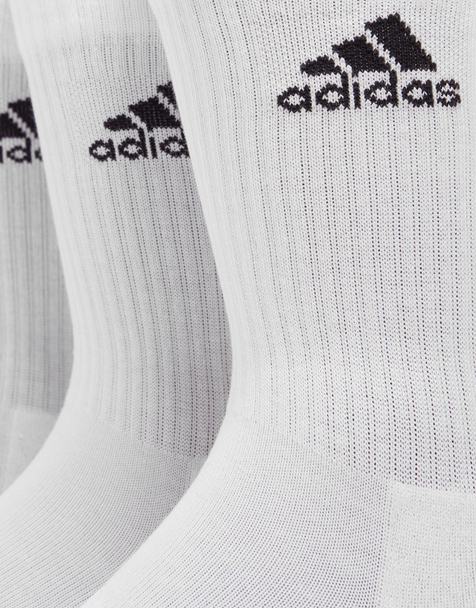 Dámske ponožky ADIDAS 6 PACK BADGE OF SPORT CUSHIONED CREW SOCKS DZ9353 Biela