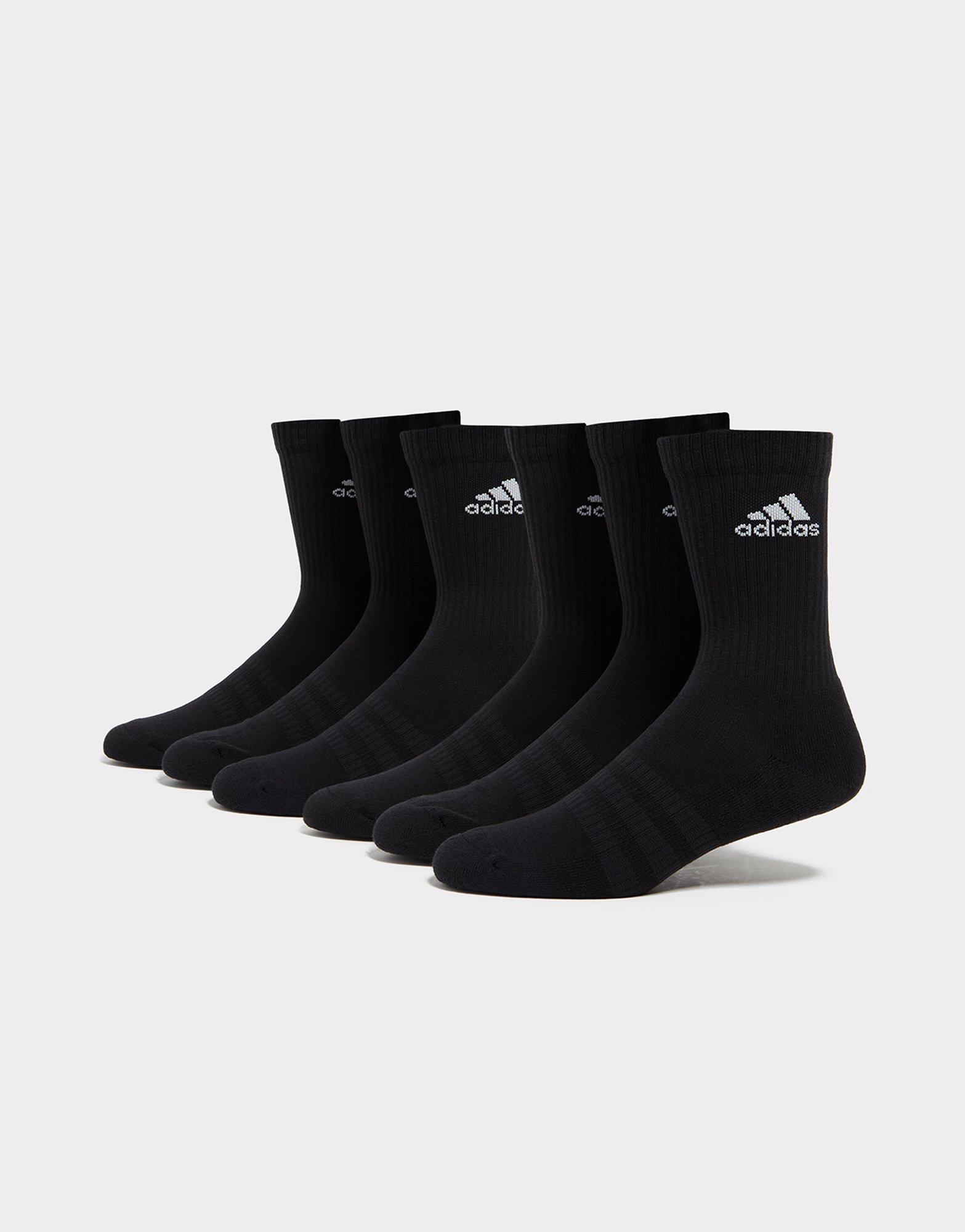 adidas 6 Pack Badge Of Sport Cushioned Crew Socks
