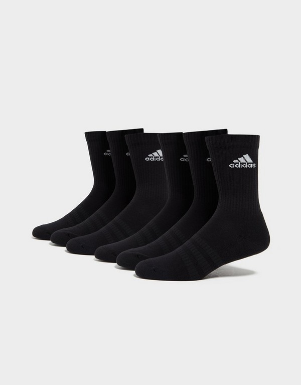 adidas 6 Pack Badge Of Sport Cushioned Crew Socks