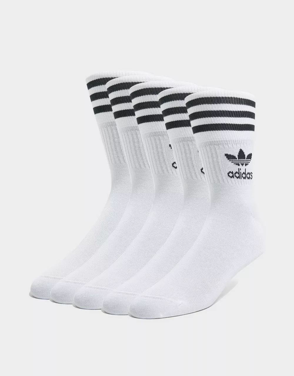 ADIDAS 5-PACK MID-CUT CREW SOCKS, фото 1 з 3