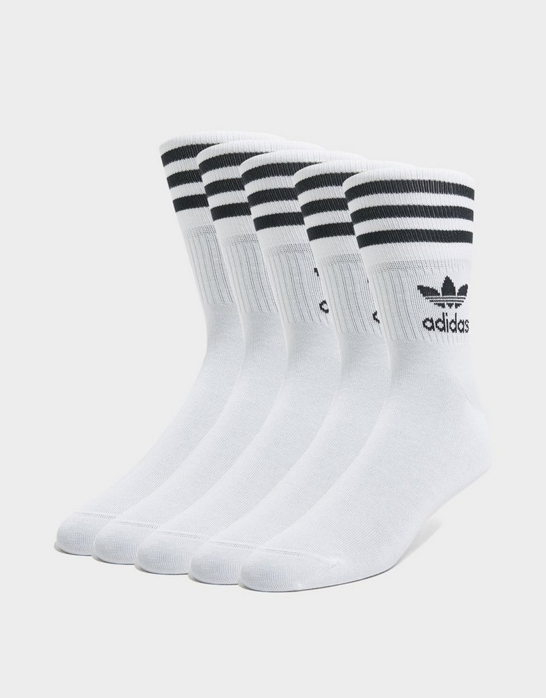 Skarpetki damskie ADIDAS 5-PACK MID-CUT CREW SOCKS