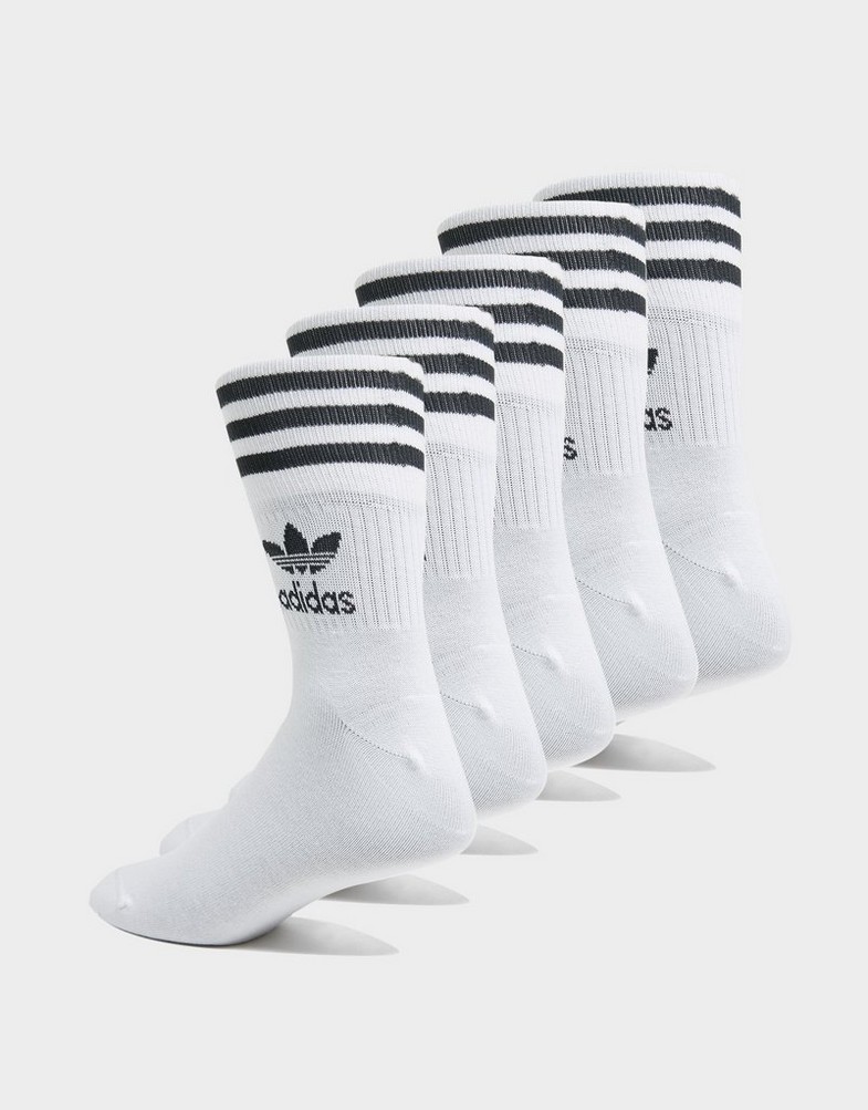 Skarpetki damskie ADIDAS 5-PACK MID-CUT CREW SOCKS