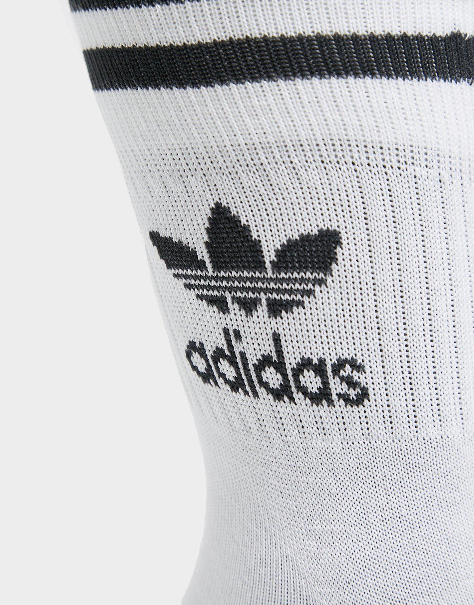 Șosete pentru femei ADIDAS 5-PACK MID-CUT CREW SOCKS H65458 Alb