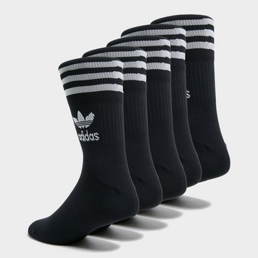 ADIDAS 5-PACK MID-CUT CREW SOCKS