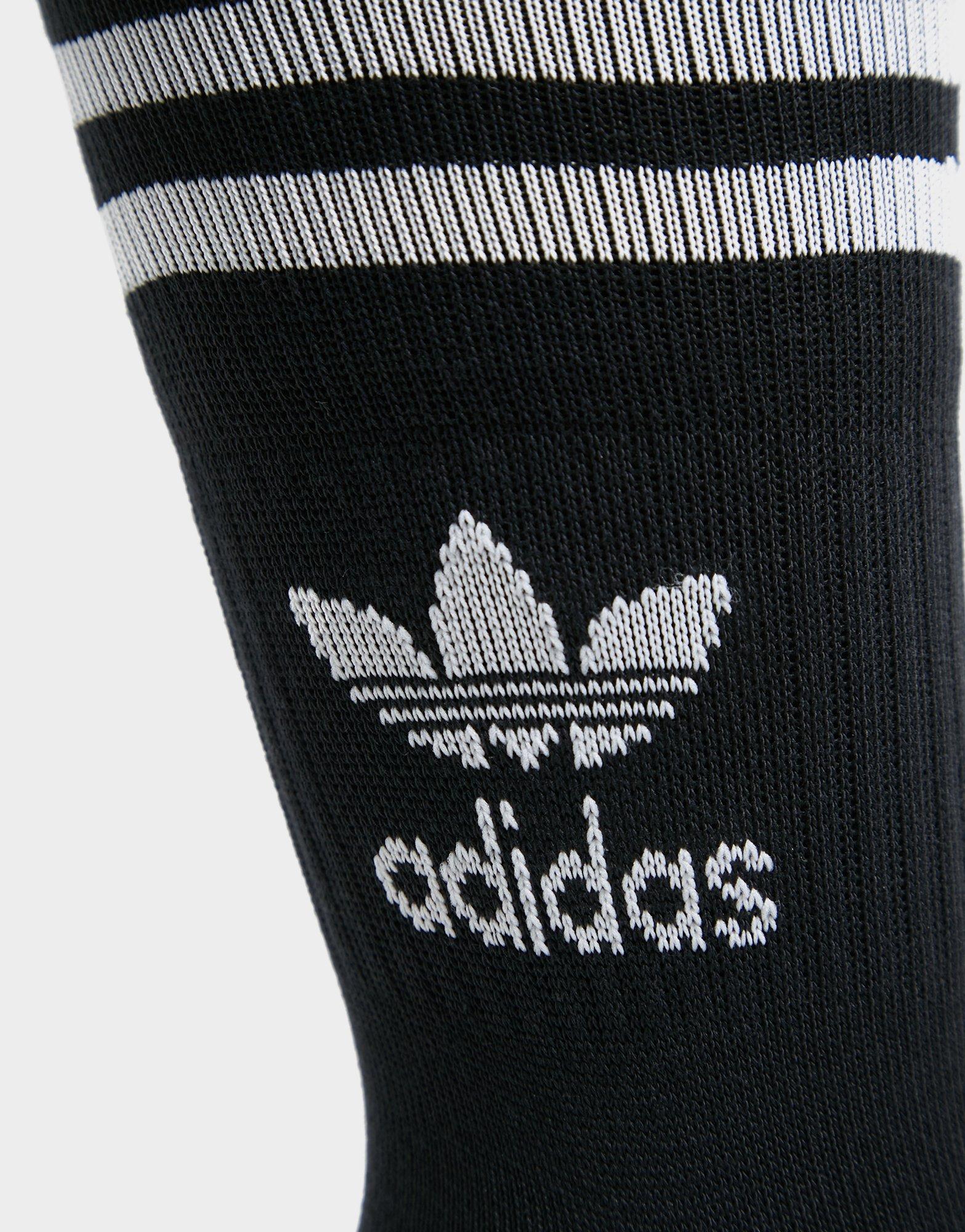 Dámske ponožky ADIDAS 5-PACK MID-CUT CREW SOCKS H65459 Čierna
