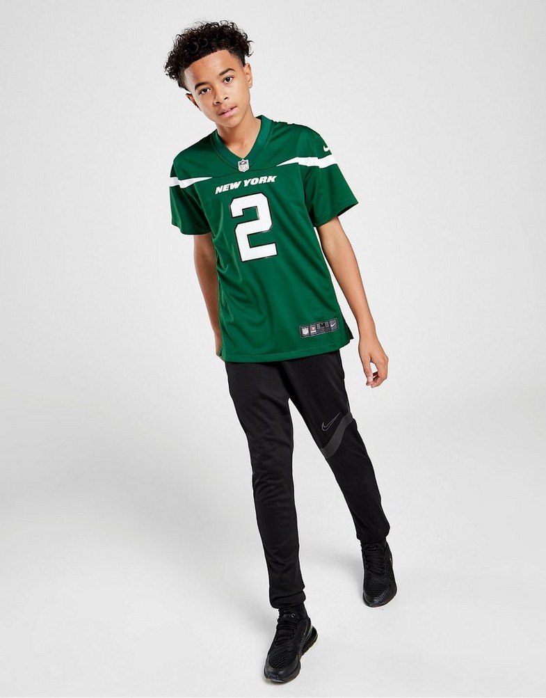 Komplet dresowy dziecięcy NIKE KOMPLET NFL NEW YORK JETS WILSON #2 JERSEY JUNIOR 2Z1B7N1P9NYJ Zielony