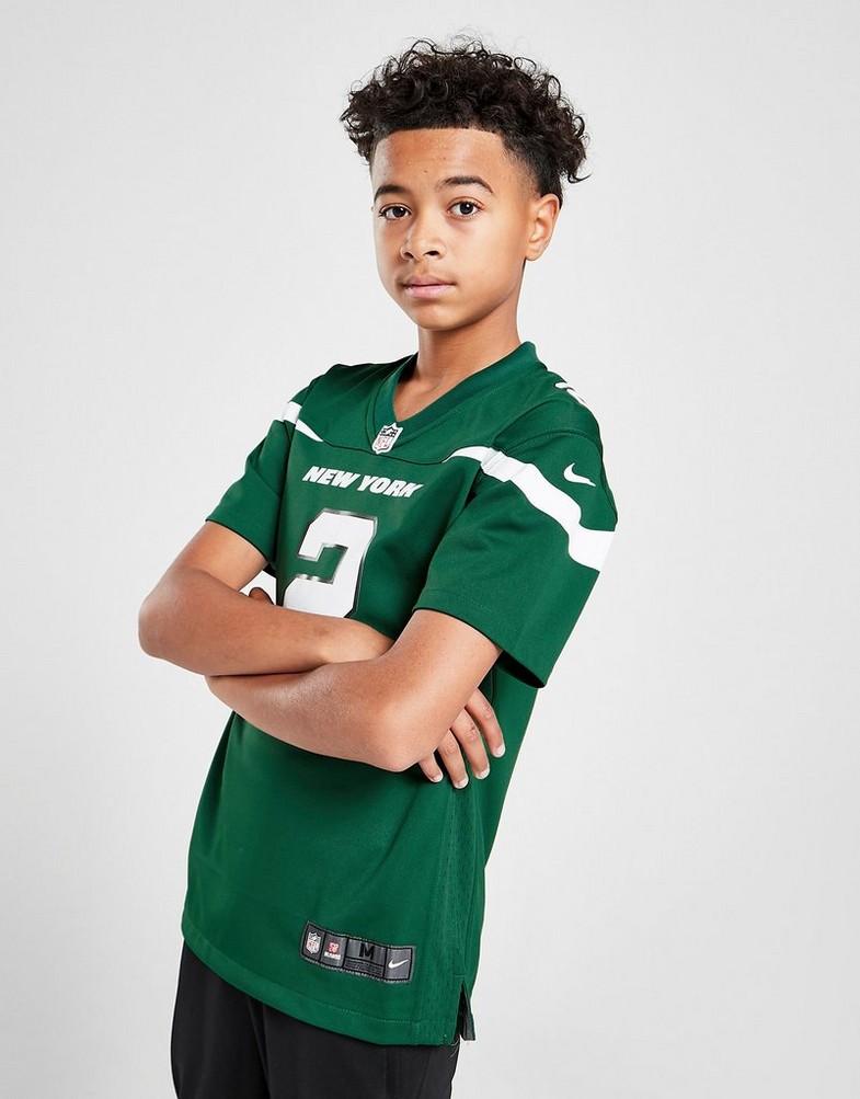 Komplet dresowy dziecięcy NIKE KOMPLET NFL NEW YORK JETS WILSON #2 JERSEY JUNIOR 2Z1B7N1P9NYJ Zielony